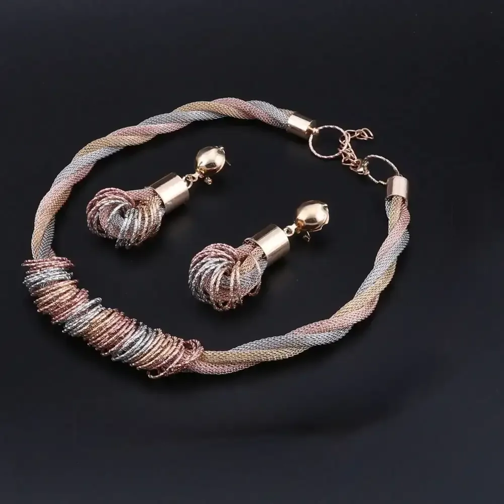 Tri Color Rings Jewelry Set thumbnail