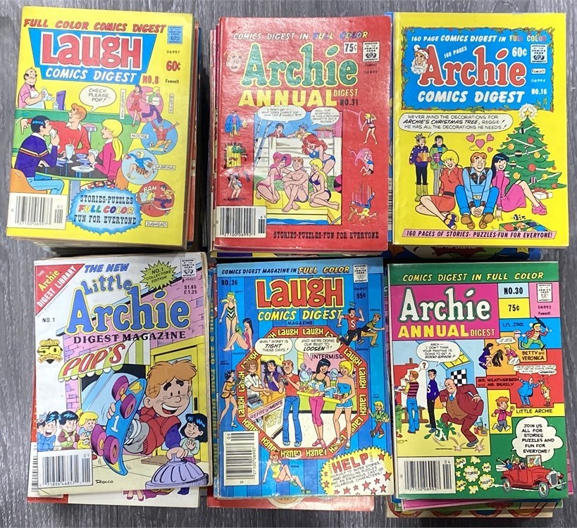 65+ Archie Comics Digest Books – Vintage Lot for Resale - photo 5