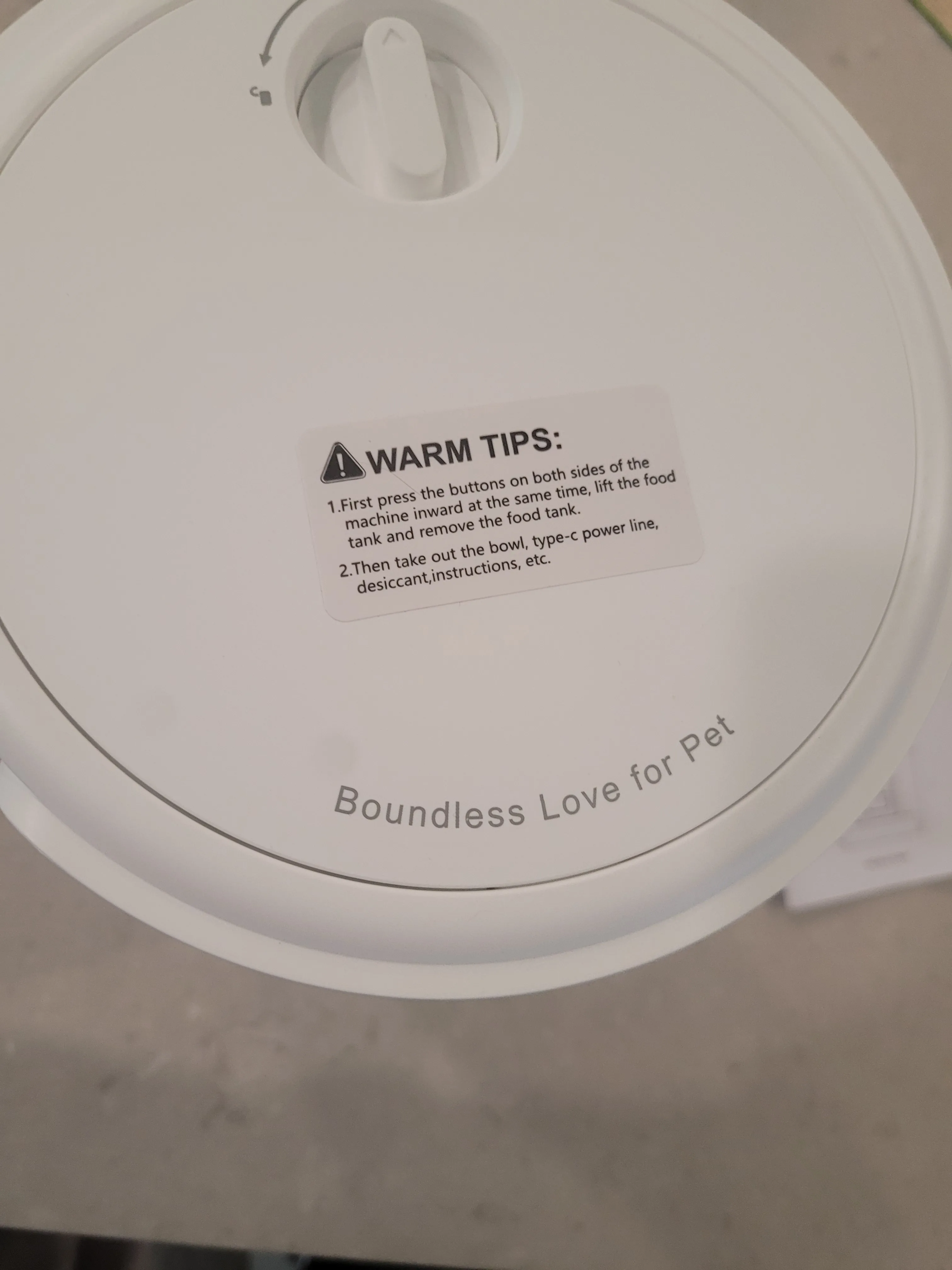 Automatic pet feeder image indicator(4)