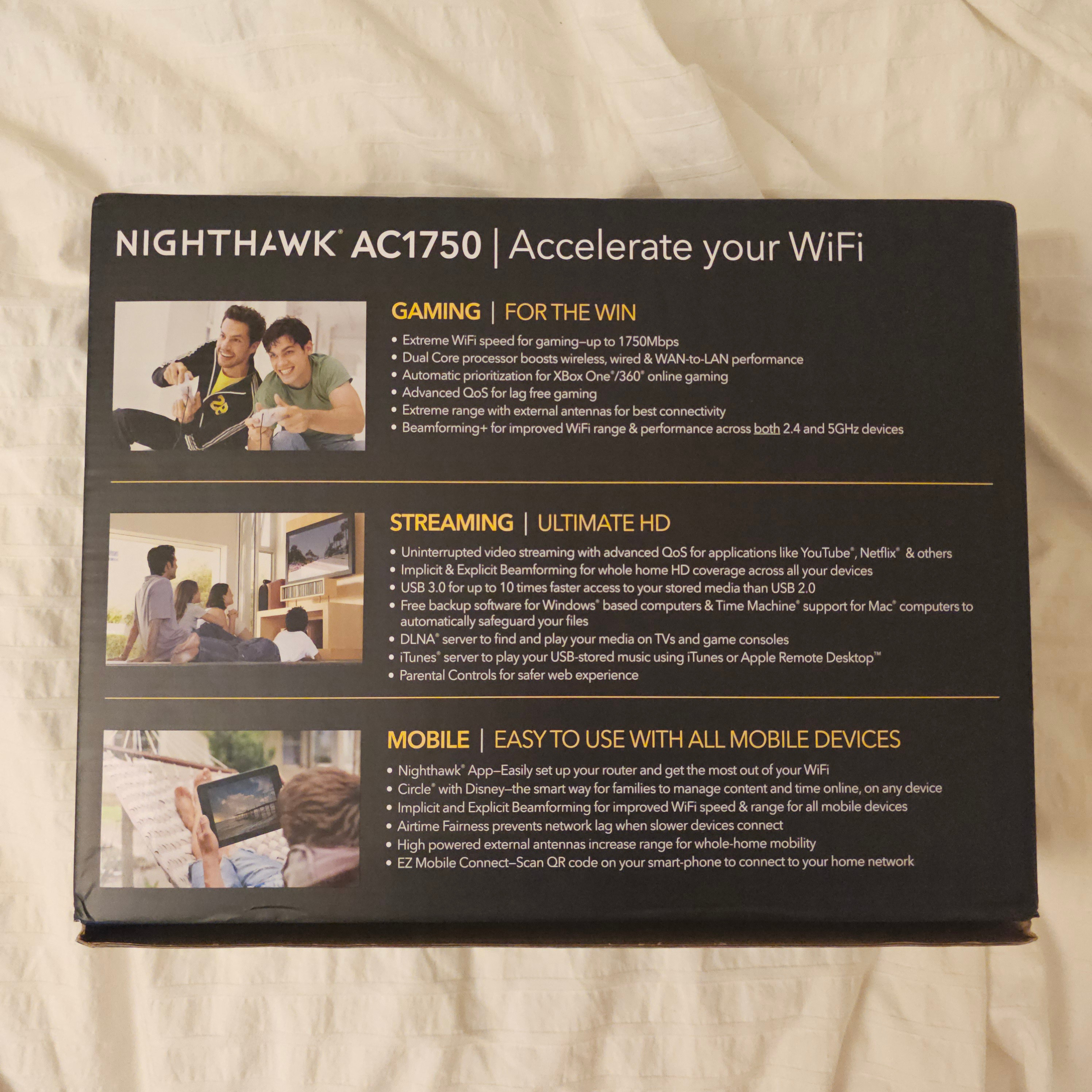 Netgear Nighthawk AC1750 Wifi Router - R6700 - photo 2
