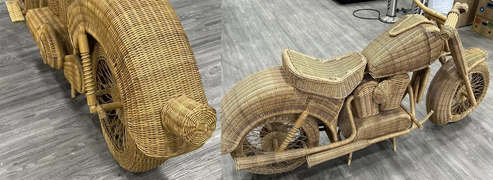 EXTREMELY RARE – 1980s Wicker Harley-Davidson by Tom Dixon image indicator(8)