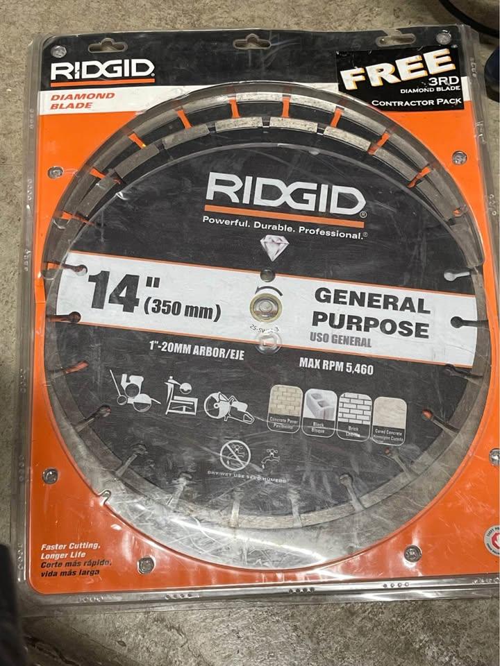 RIDGID 2-pack 14 in diamond blades