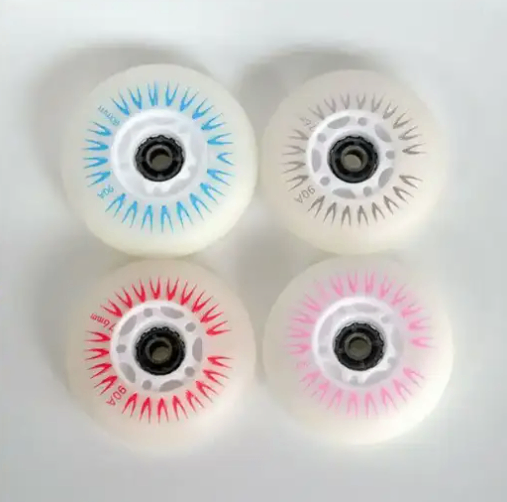 Luminous hockey/skate rollerblade wheels 76/80/100/110 (READ AD) - photo 4