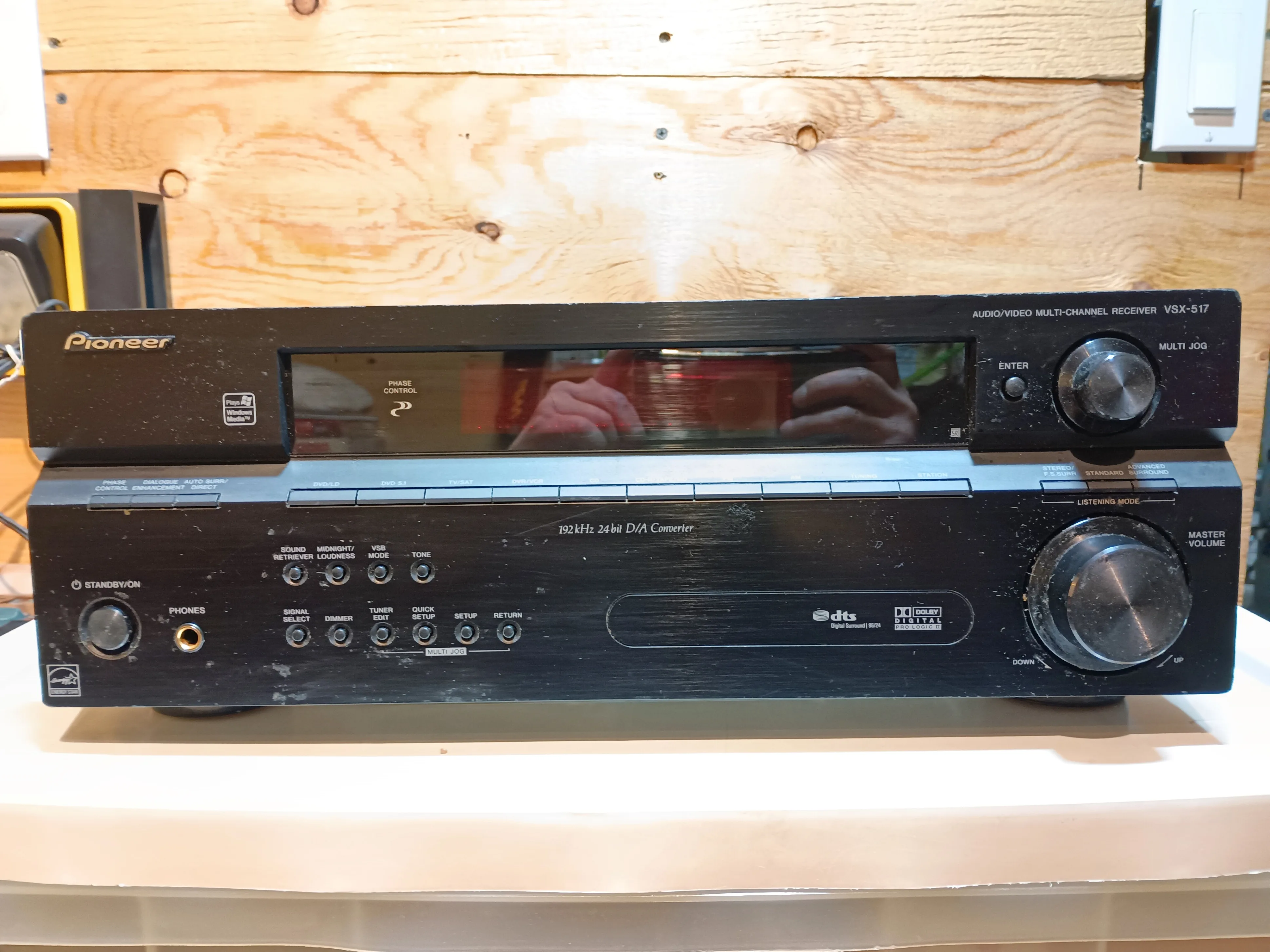 RARELY USED Pioneer VSX-517-K 5.1 Digital Home Theater Receiver thumbnail