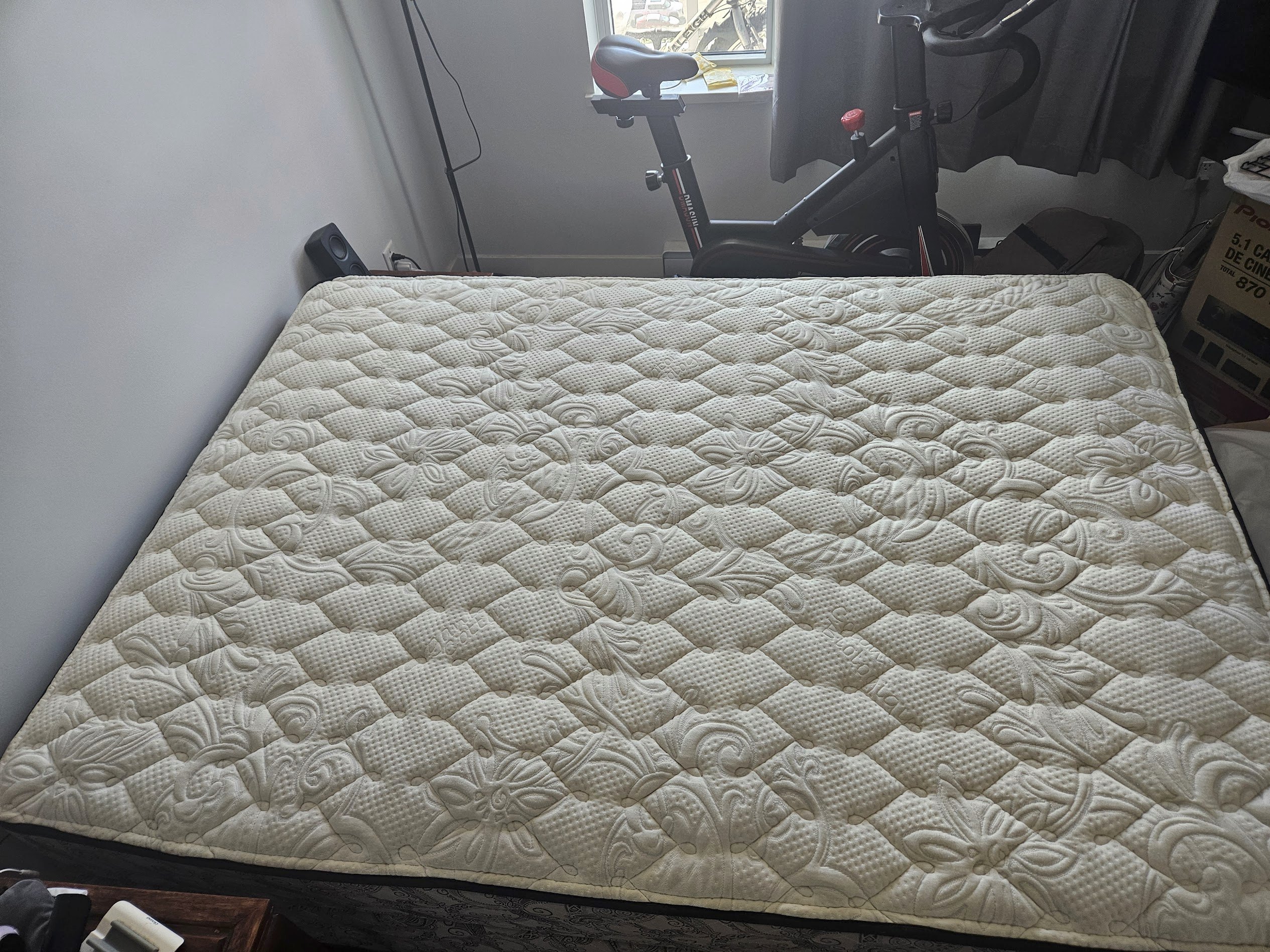 Full (Double) sized mattress with foundation and metal frame - photo 2