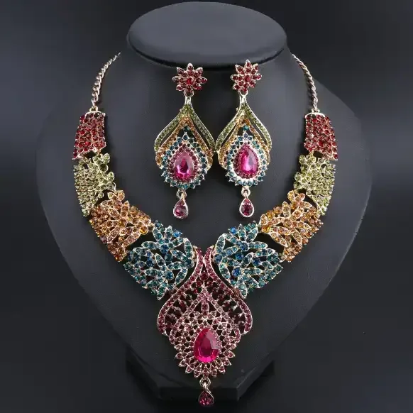 Dubai Jewelry Set with Necklace & Earrings thumbnail