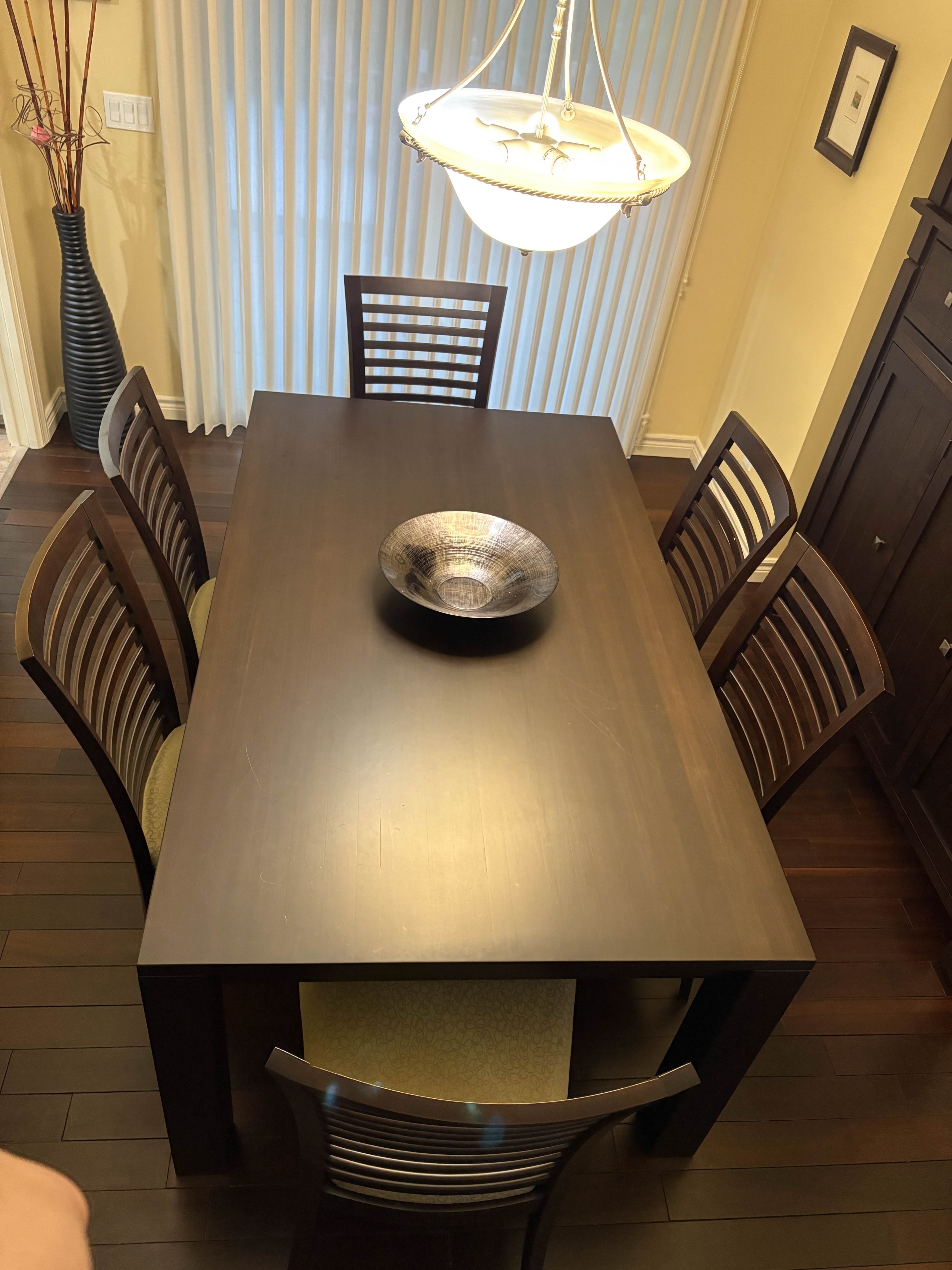 Dining Table with 6 chairs - photo 2