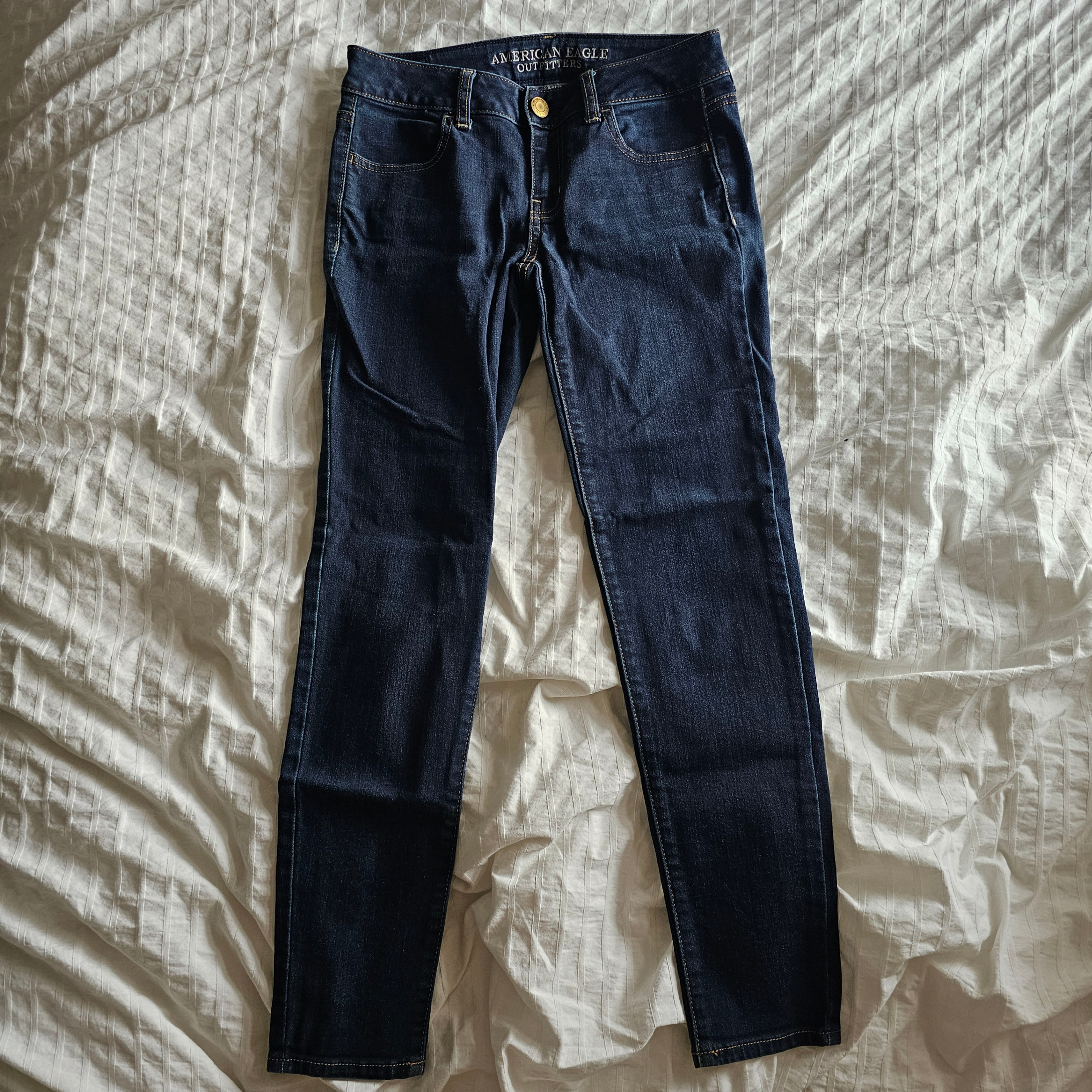 American Eagle Jeggings - 2014 - Dark Wash - Sz 0 Short - photo 2