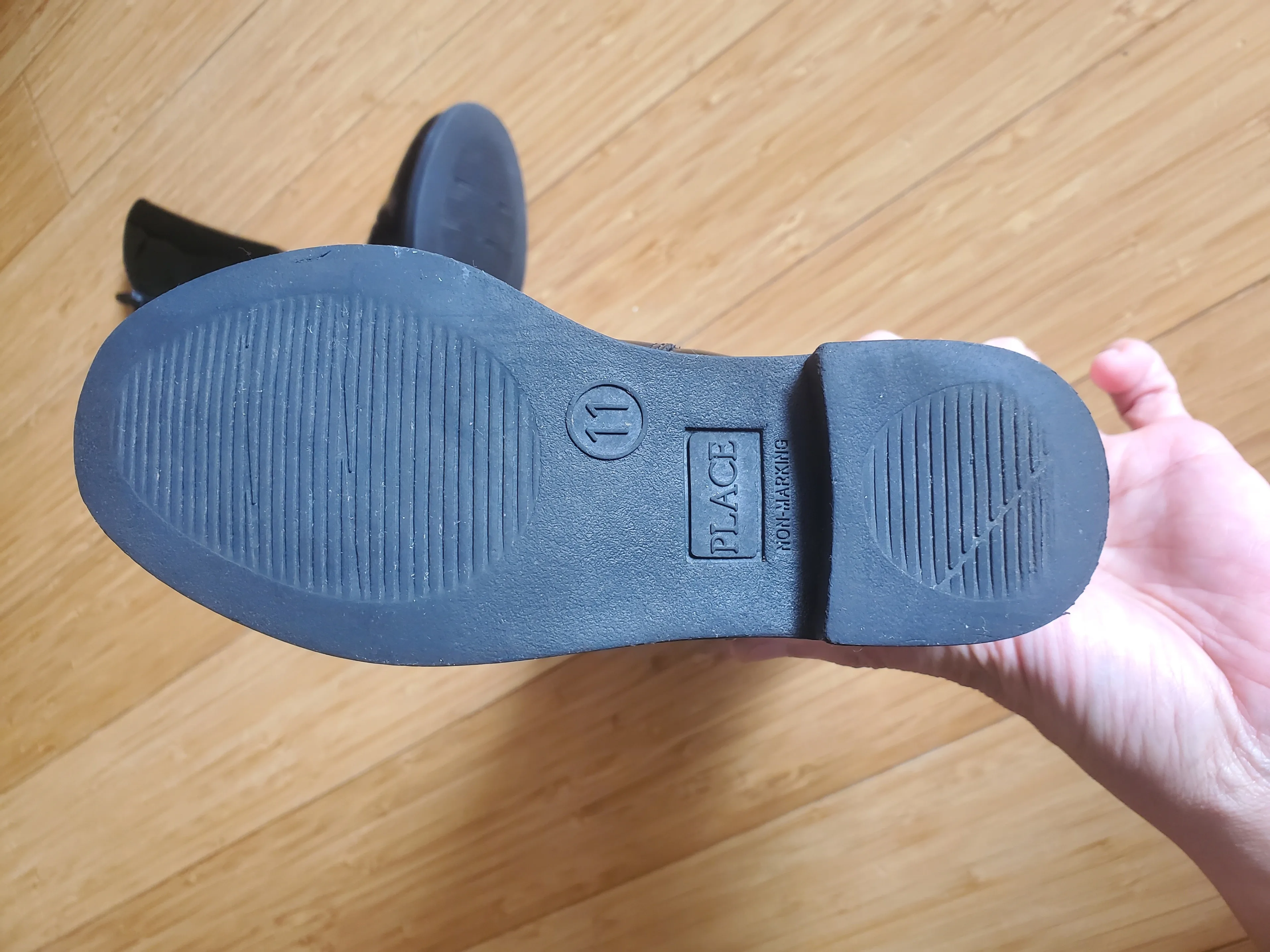 The Children's Place Toddler Girls Jeweled Tall Boots - black image indicator(5)