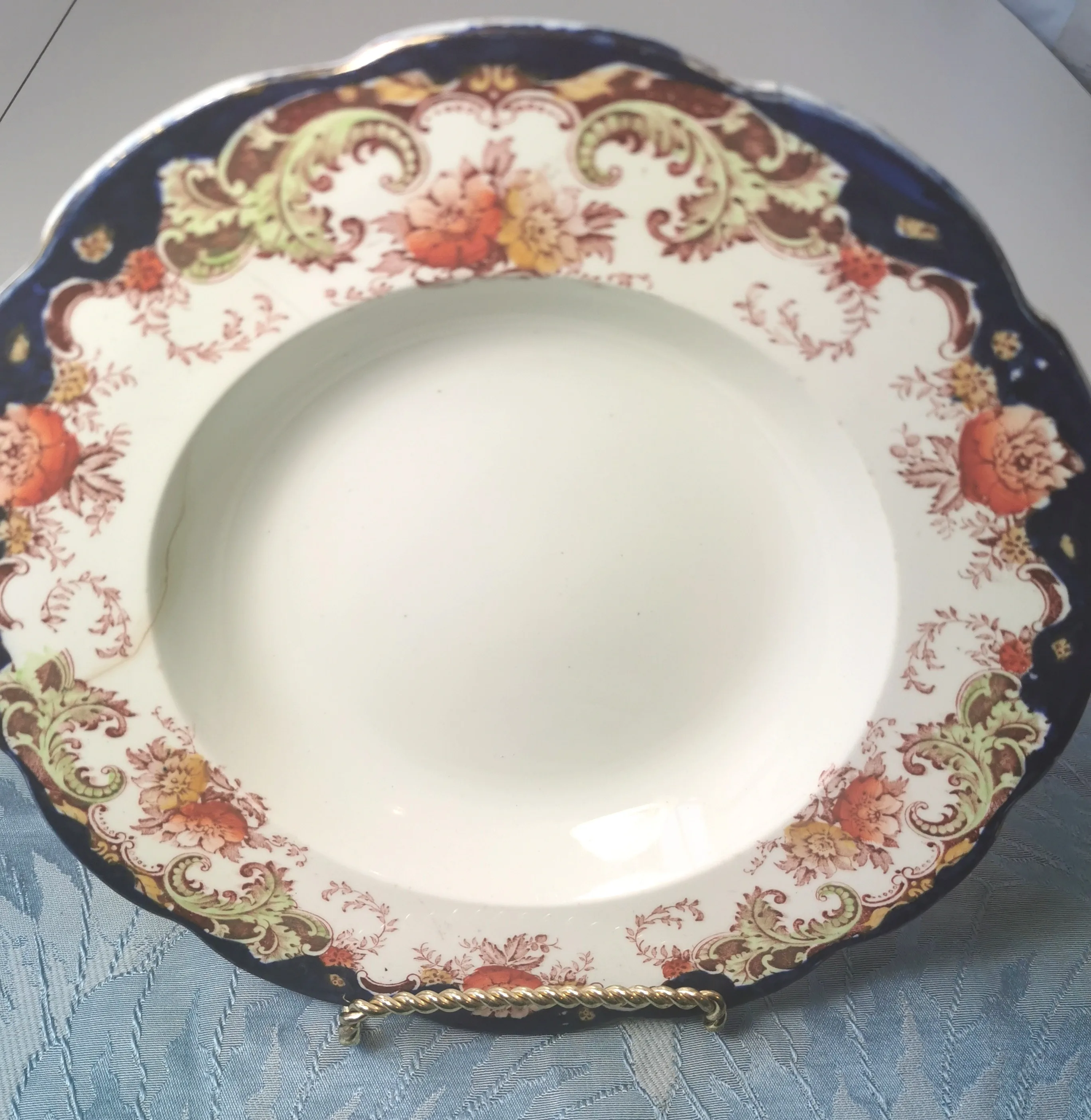 Dinner Plate Bishop Stonier Imperial Repton England Inc Antique image indicator(2)