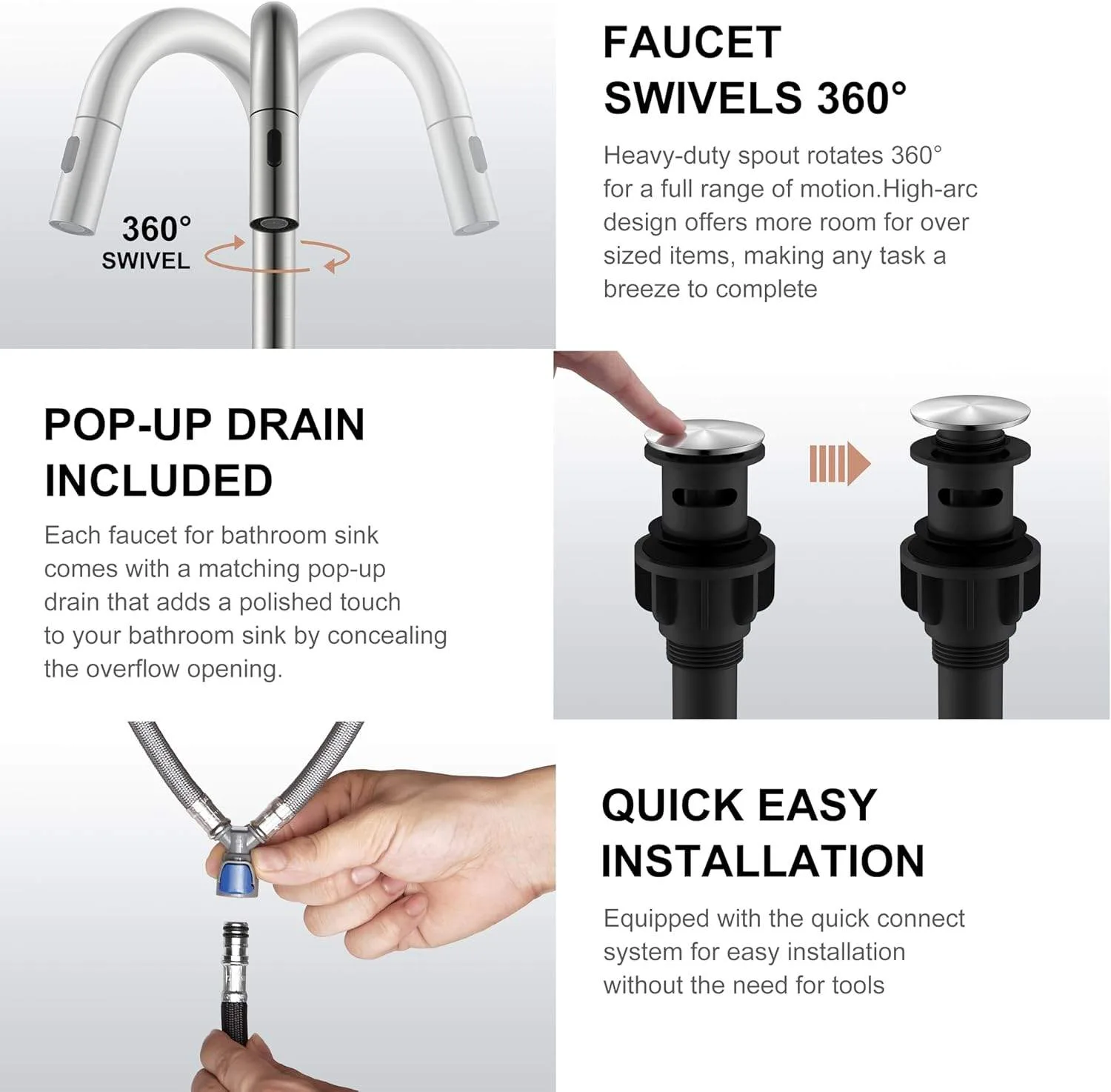 Bathroom Faucet with Sprayer thumbnail