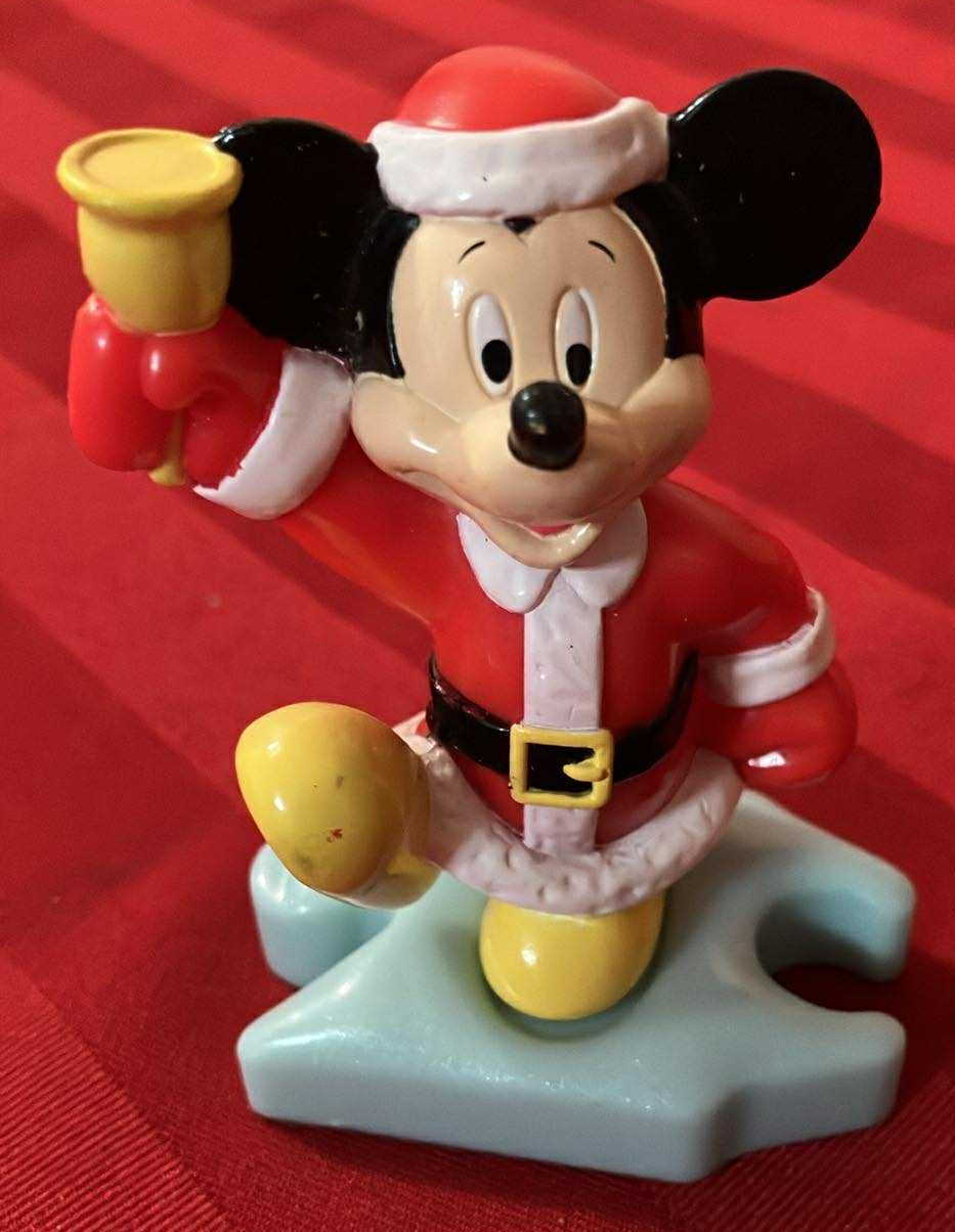 Mickey Mouse Santa Puzzle Piece Figure - 3 Inches