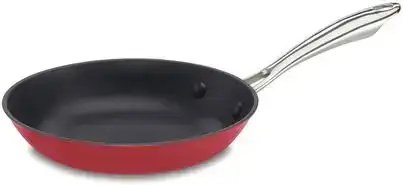 CUISINART CIL22-26R CastLite Non-Stick Cast Iron Fry Pan, 10”