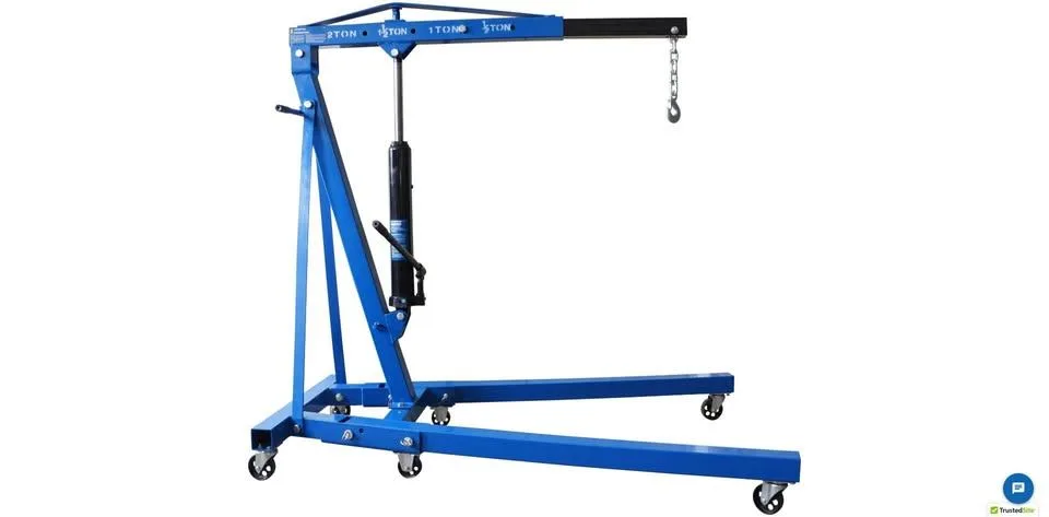 Foldable Shop Crane (black & yellow)