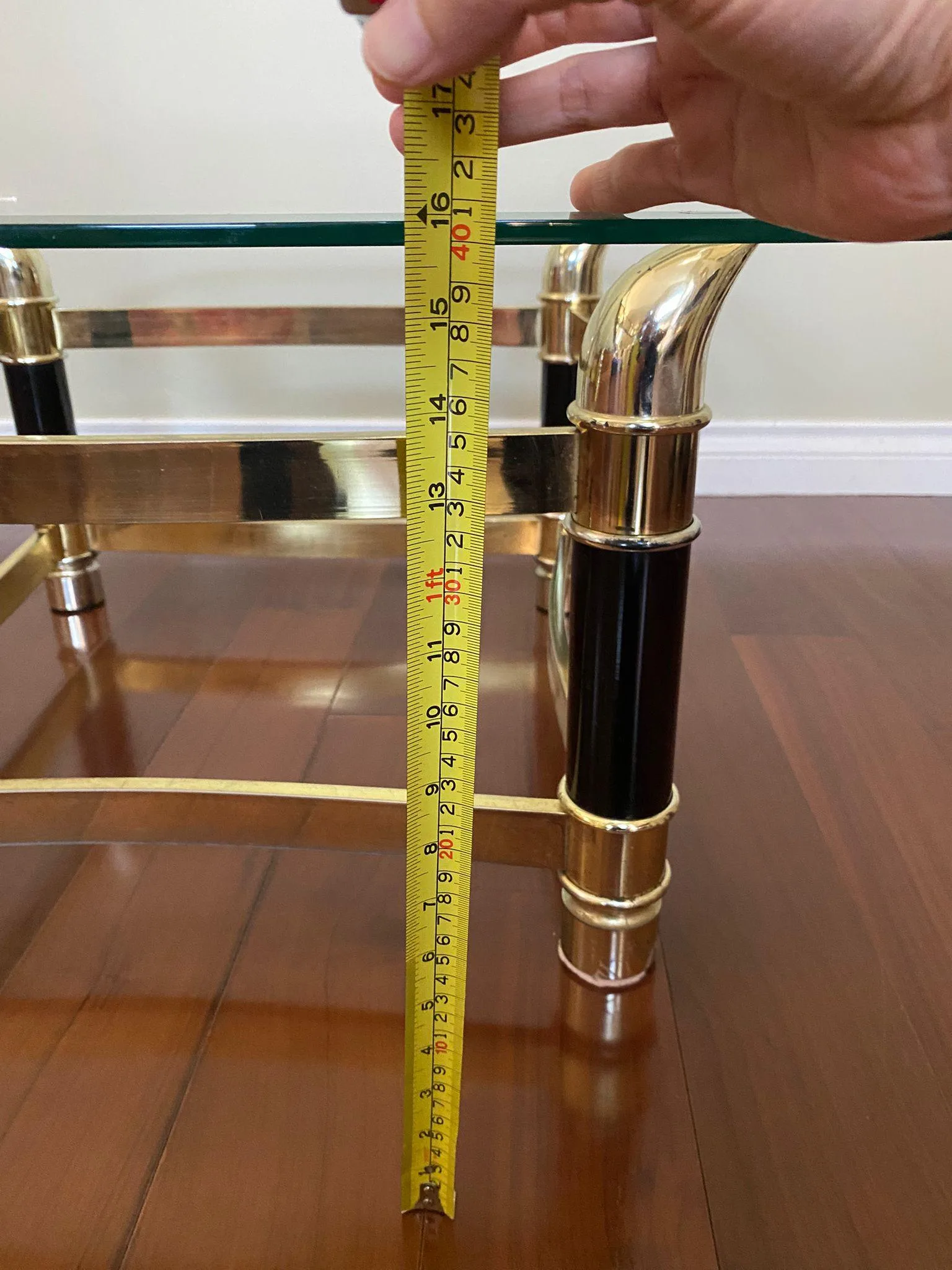 Square Classic Top Coffee Glass Table 36 x 36 x 15H" image indicator(4)