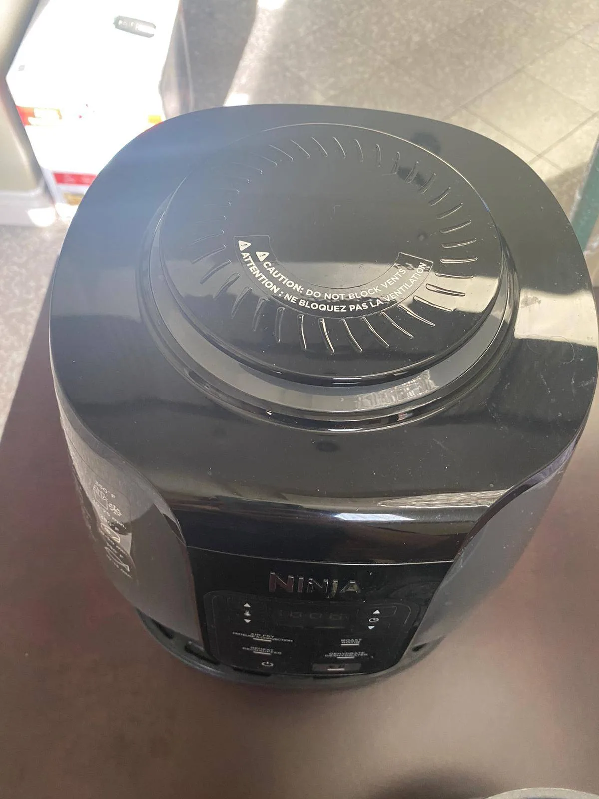 Ninja AF101C, Air Fryer, Black, 1550W 4QT image indicator(4)