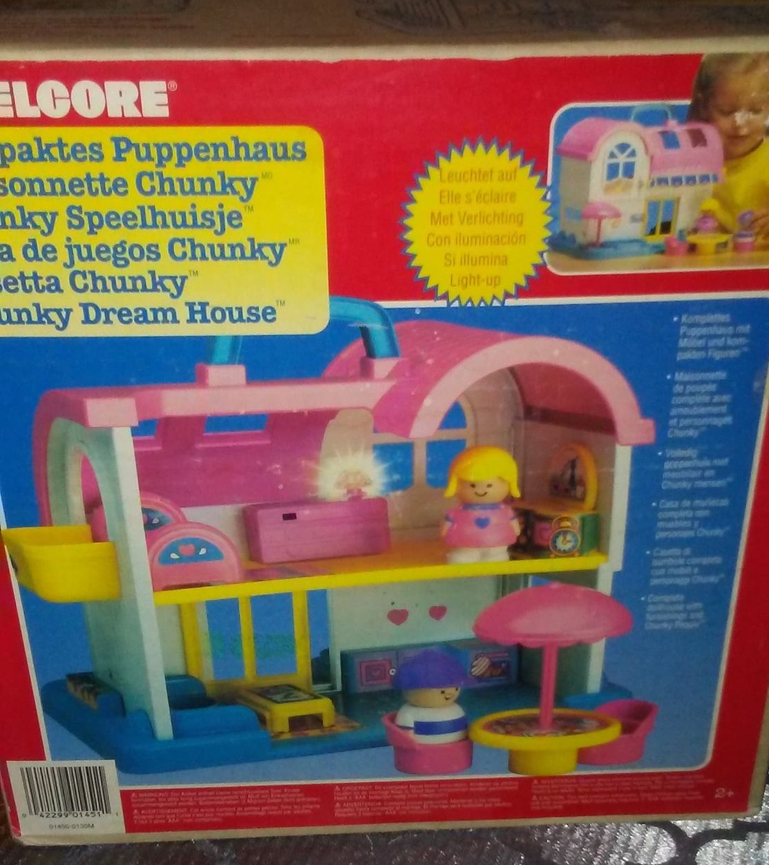 Vintage Shelcore Chunky Dream House Light Up