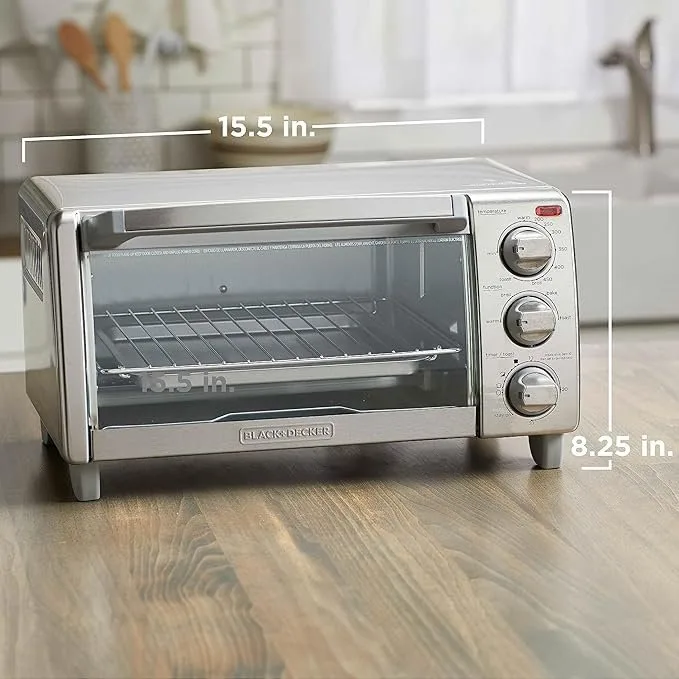 New! BLACK+DECKER 4-Slice Toaster Oven thumbnail