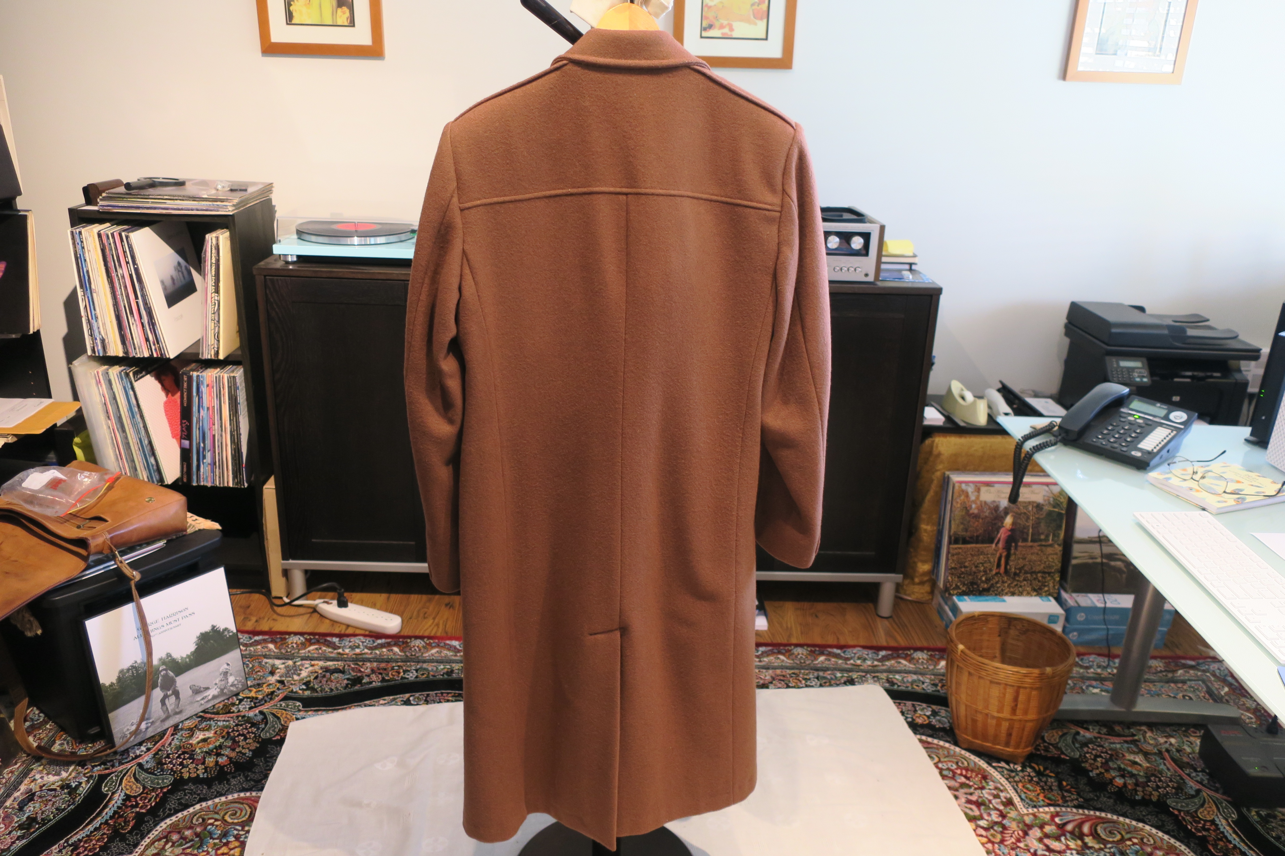 KAID Men's Long Coat Like NEW Condition!! - photo 2