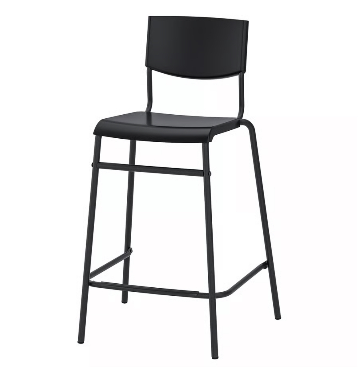 KEA counter-height bar stools with backrest
