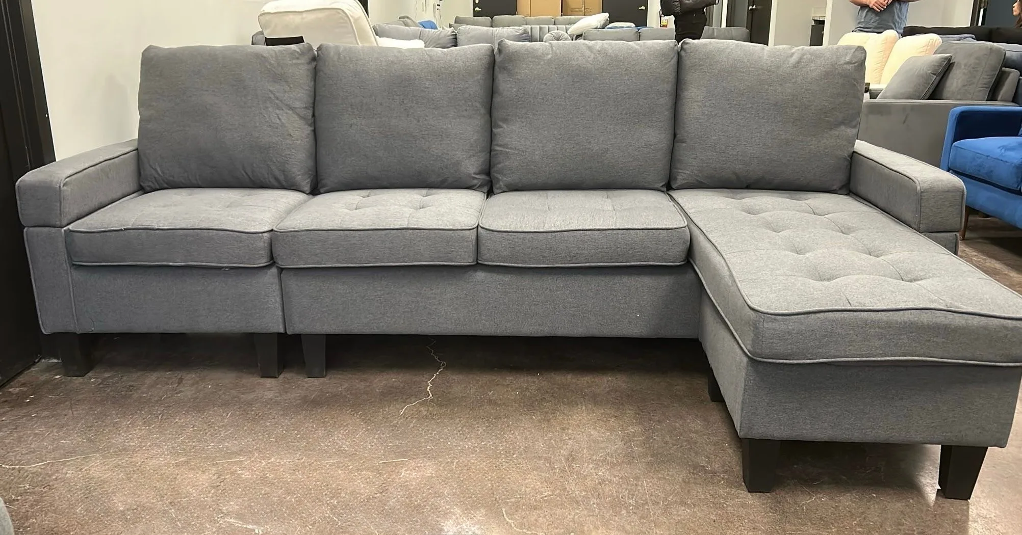 Brand new Fabric Sectional only $598 image indicator(5)