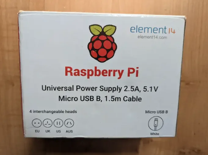 Raspberry PI universal power adapter 2.5A 5.1v thumbnail