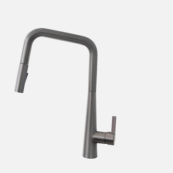 Single Handle Pull Down Kitchen Faucet by Stylish K-143P