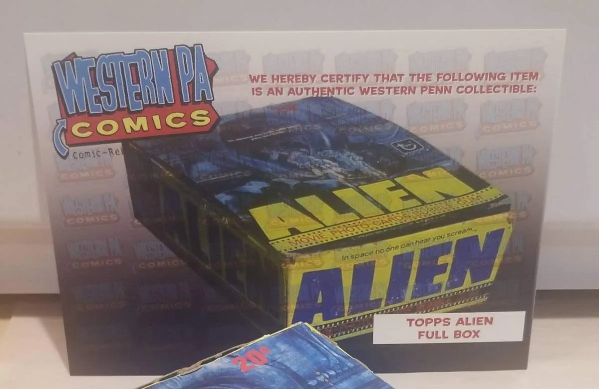1979 Topps Alien Full Wax Box – 36 Sealed Packs Pedigree Copy image indicator(8)