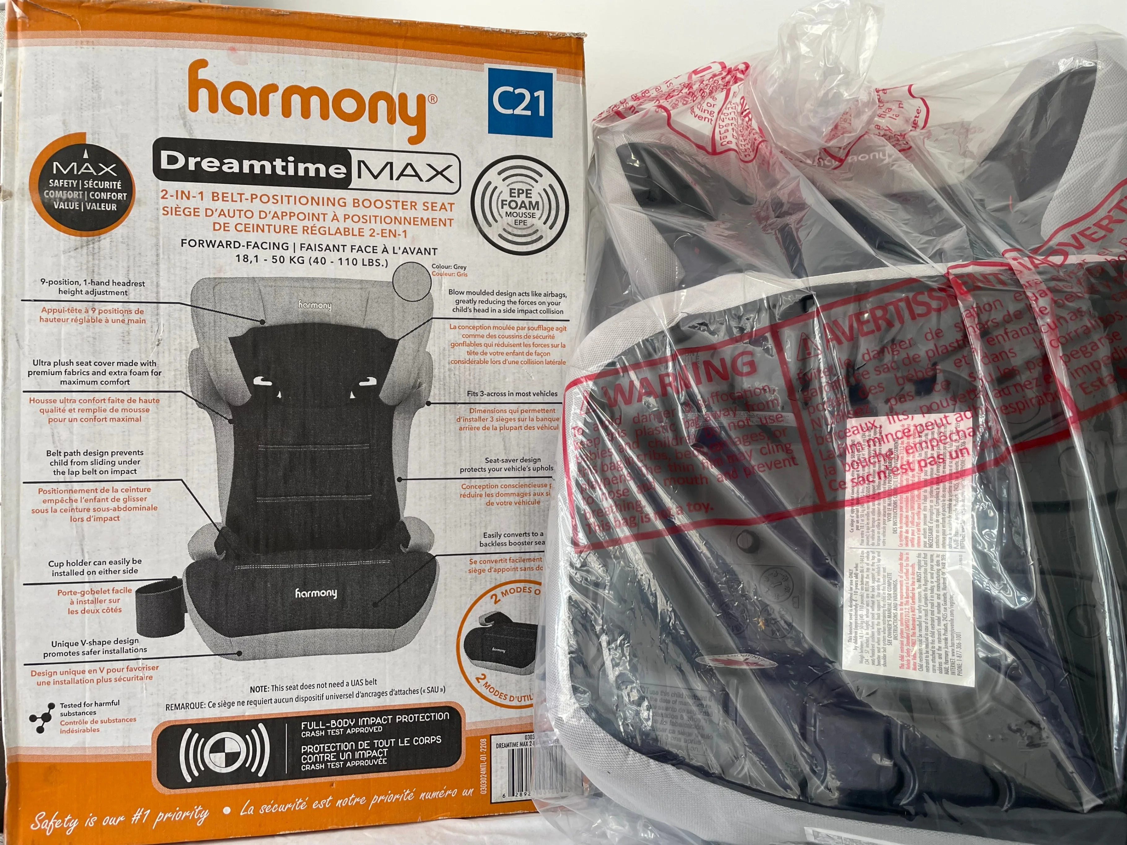 HARMONY 2-in-1 Comfort Booster Car Seat image indicator(5)