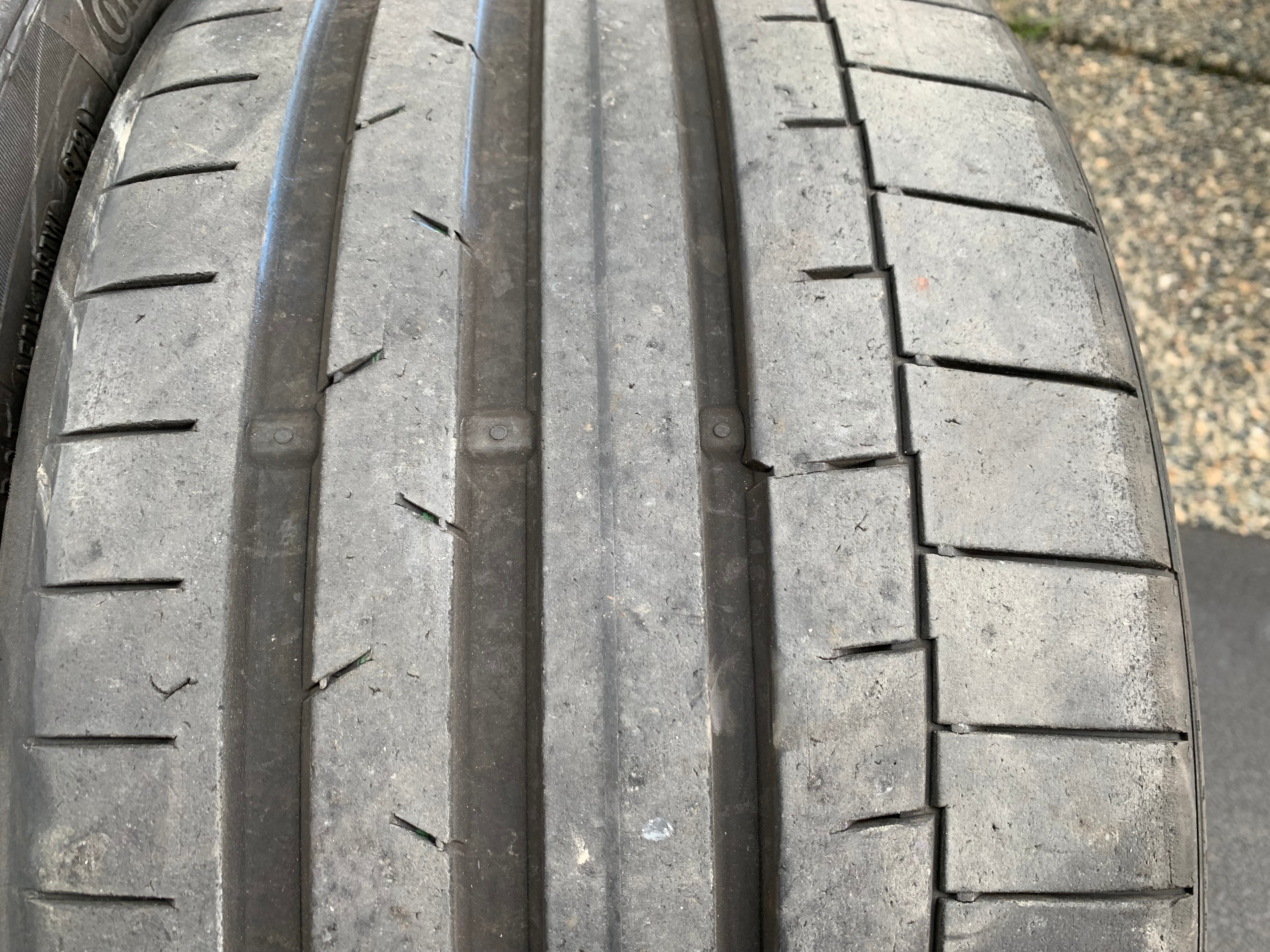 PAIR of 245/30/20 90Y Continental Sport Contact 6 with 50% tread - photo 2