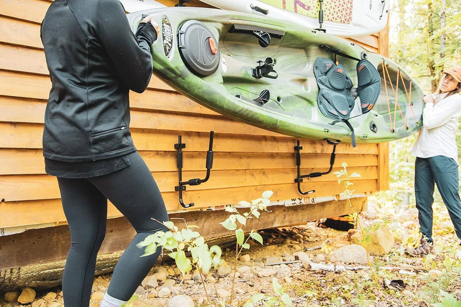 Foldable Kayak Wall Rack – Holds Up to 150 lbs, 44.8 x 38.4 cm thumbnail