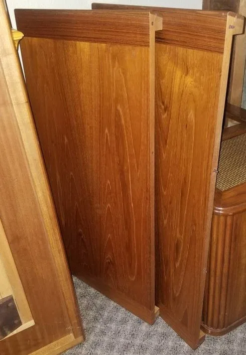 RARE Mid-Century Danish Modern Skovby Teak Dining Table w/Leaves image indicator(10)