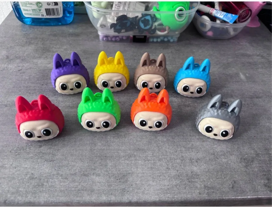 Labubu Modular Keychains · Multiple Colors · Ring Not Included thumbnail