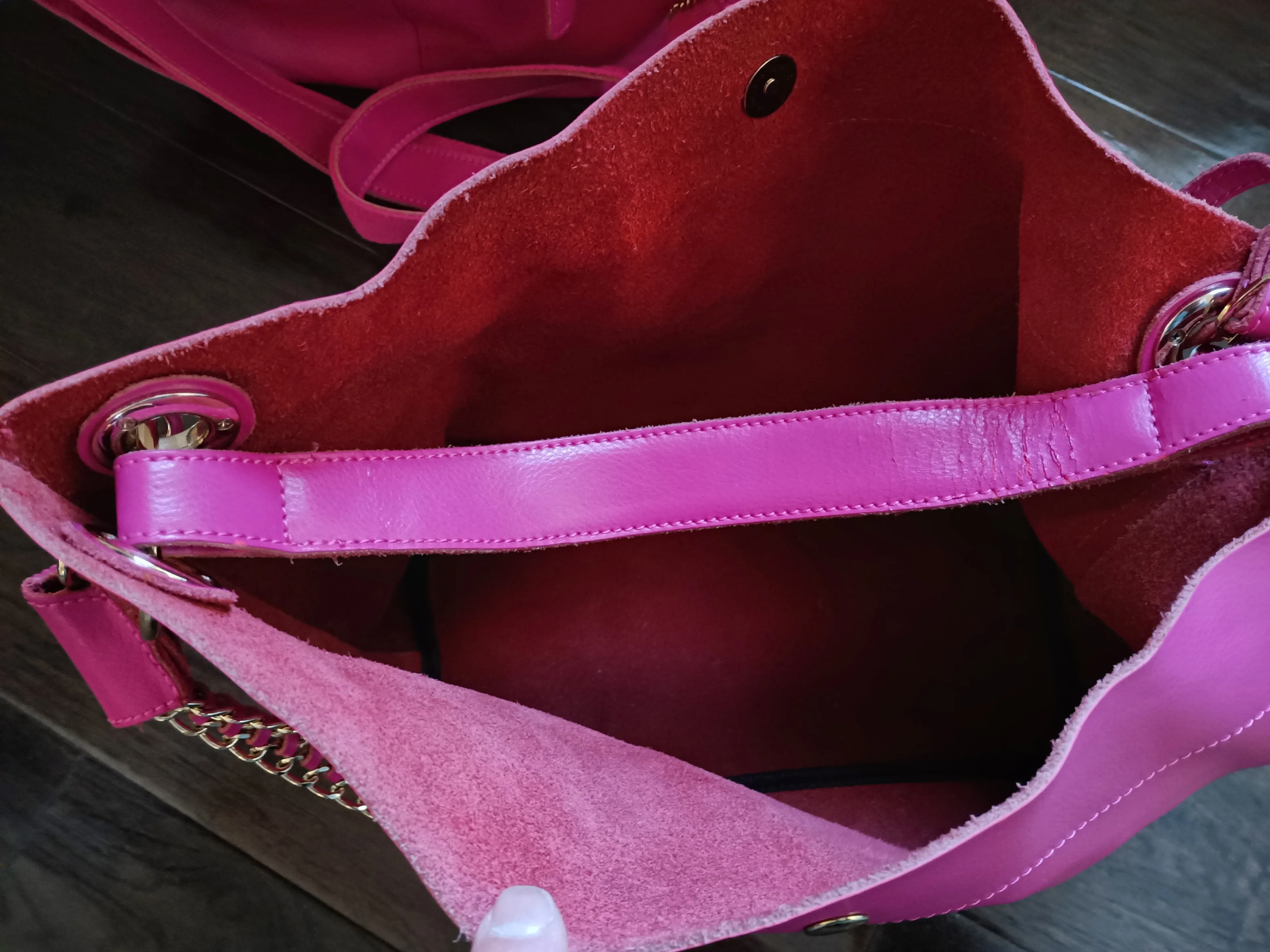 NEW Leather Handbag Purse 2-pc Set image indicator(2)