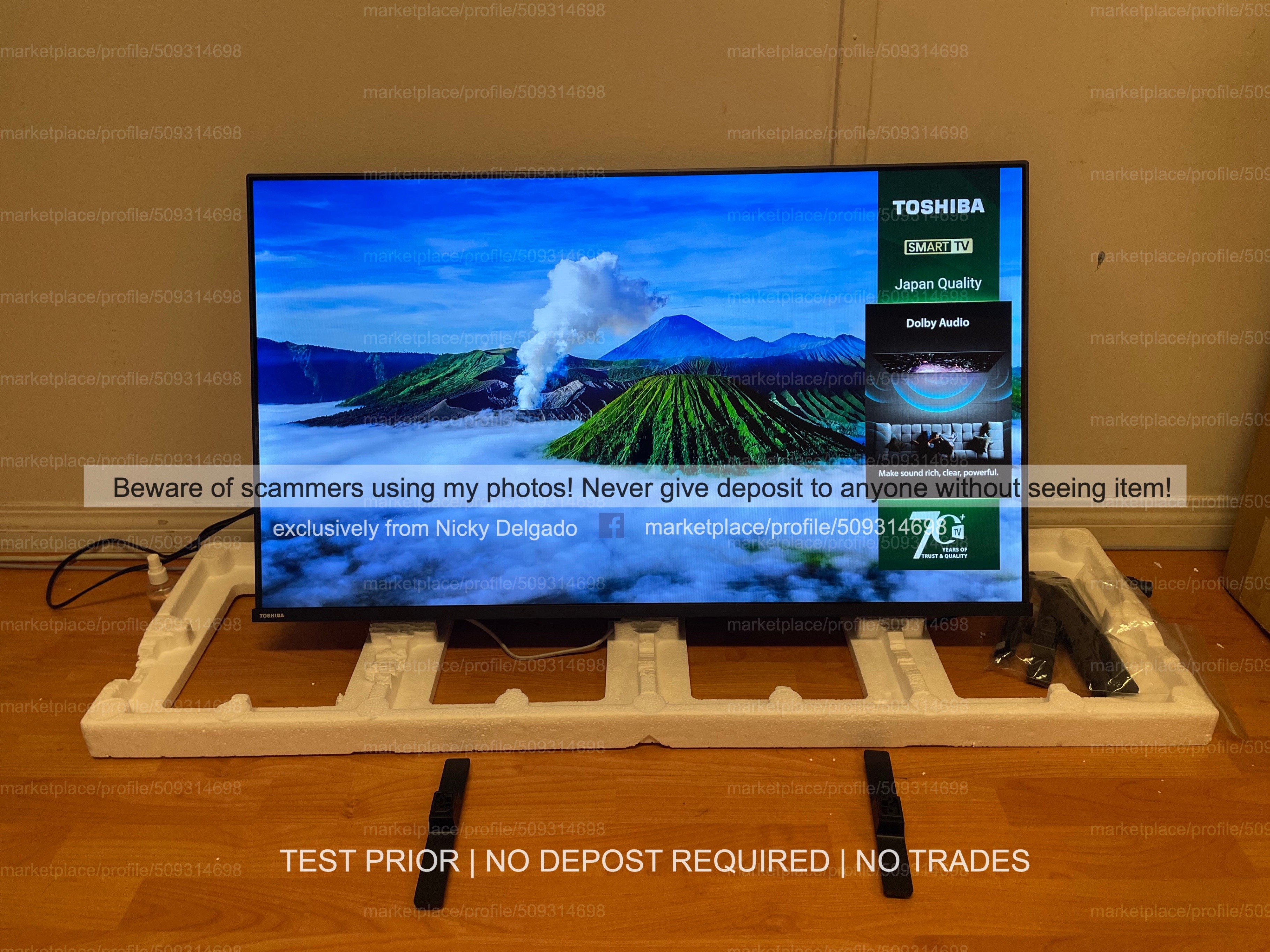 Toshiba 43" 43V35MC 1080p HD LED Vidaa Smart TV - 2024 - $230 - photo 5