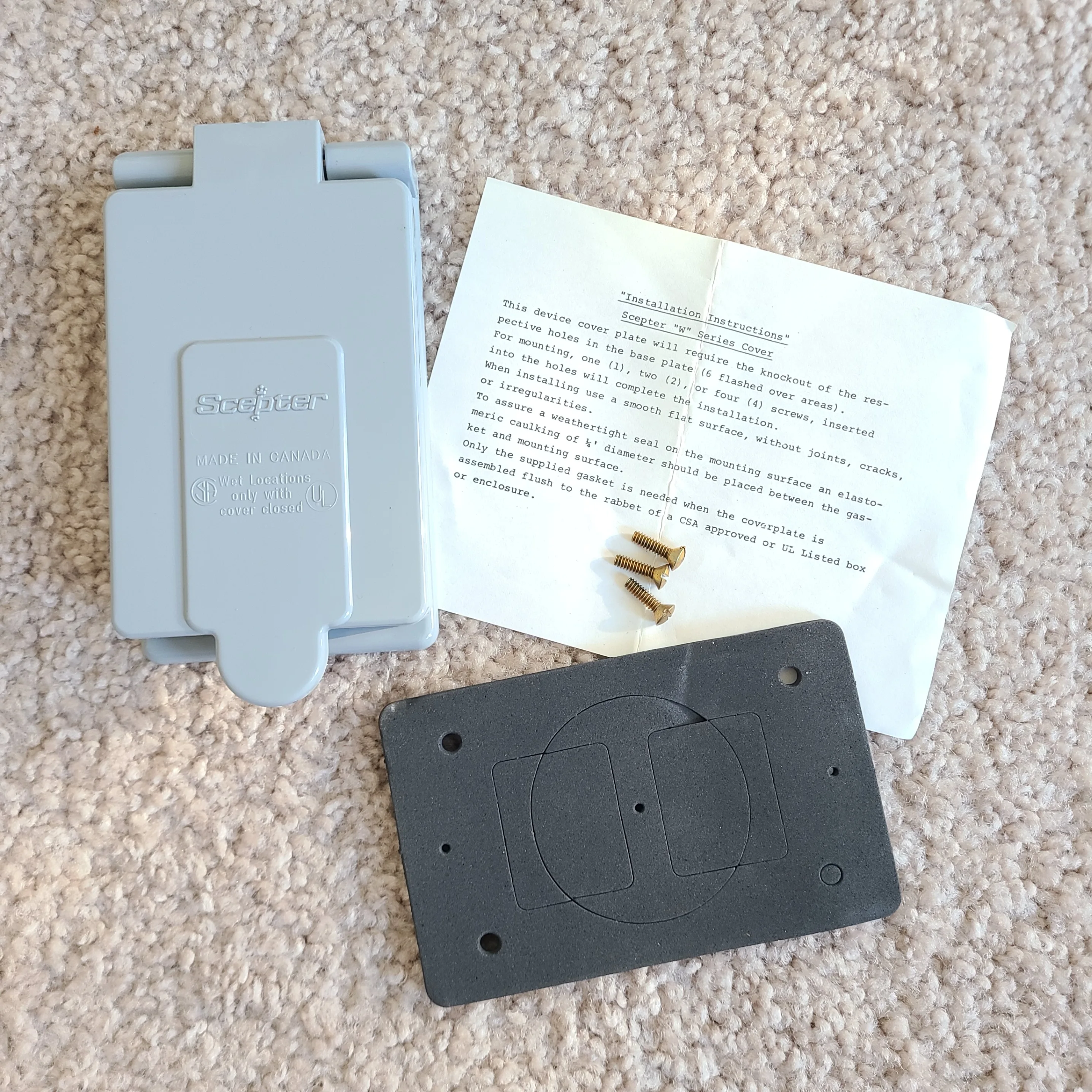 Scepter® 077785 WGF15/10 Receptacle Cover image indicator(2)