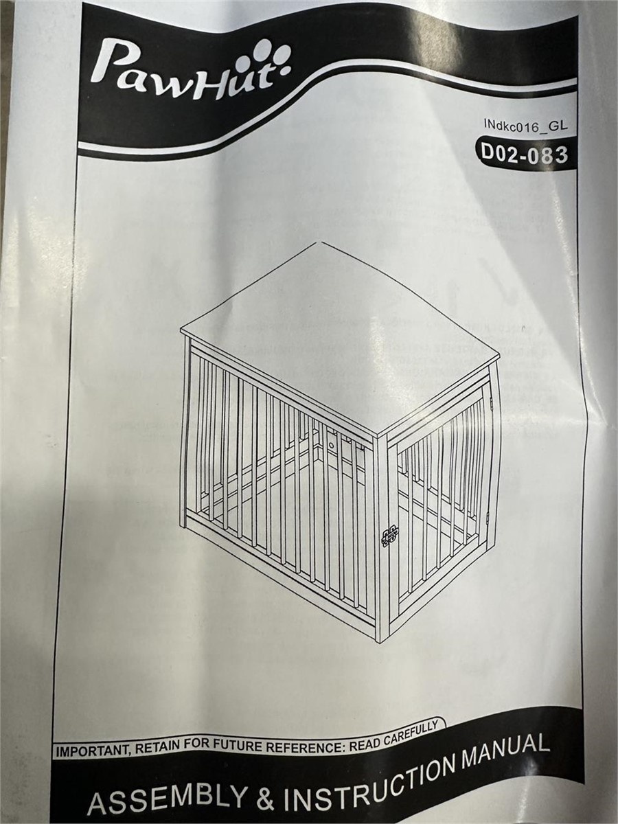 New Pawhut Wooden Dog Crate Furniture - photo 3