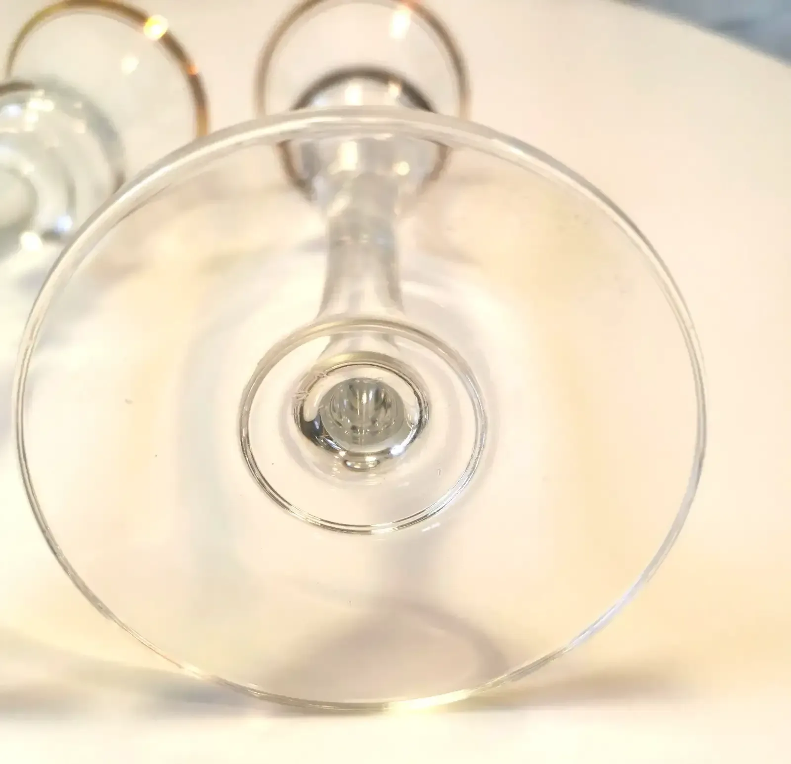 Mikasa Trousseau Gold Trim 7.75” Candlestick Candle Holders image indicator(7)