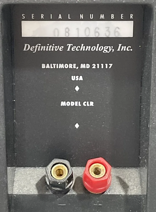 Definitive Technology CLR & BP2X Speaker Set Audiophile Quality image indicator(10)