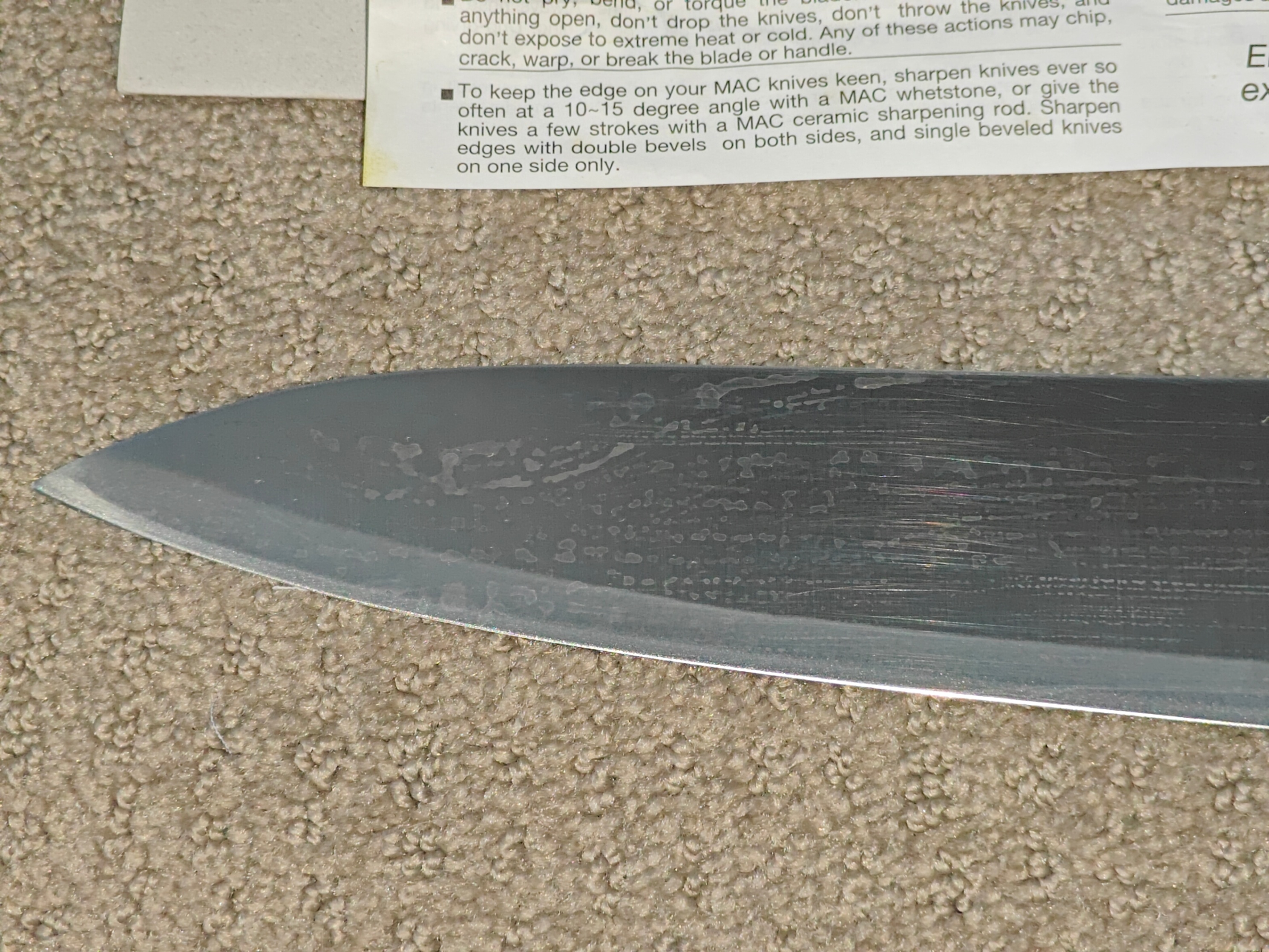 MAC Japanese Chef Series 12" Chef's Knife (BK-120) - Japan Made - photo 2