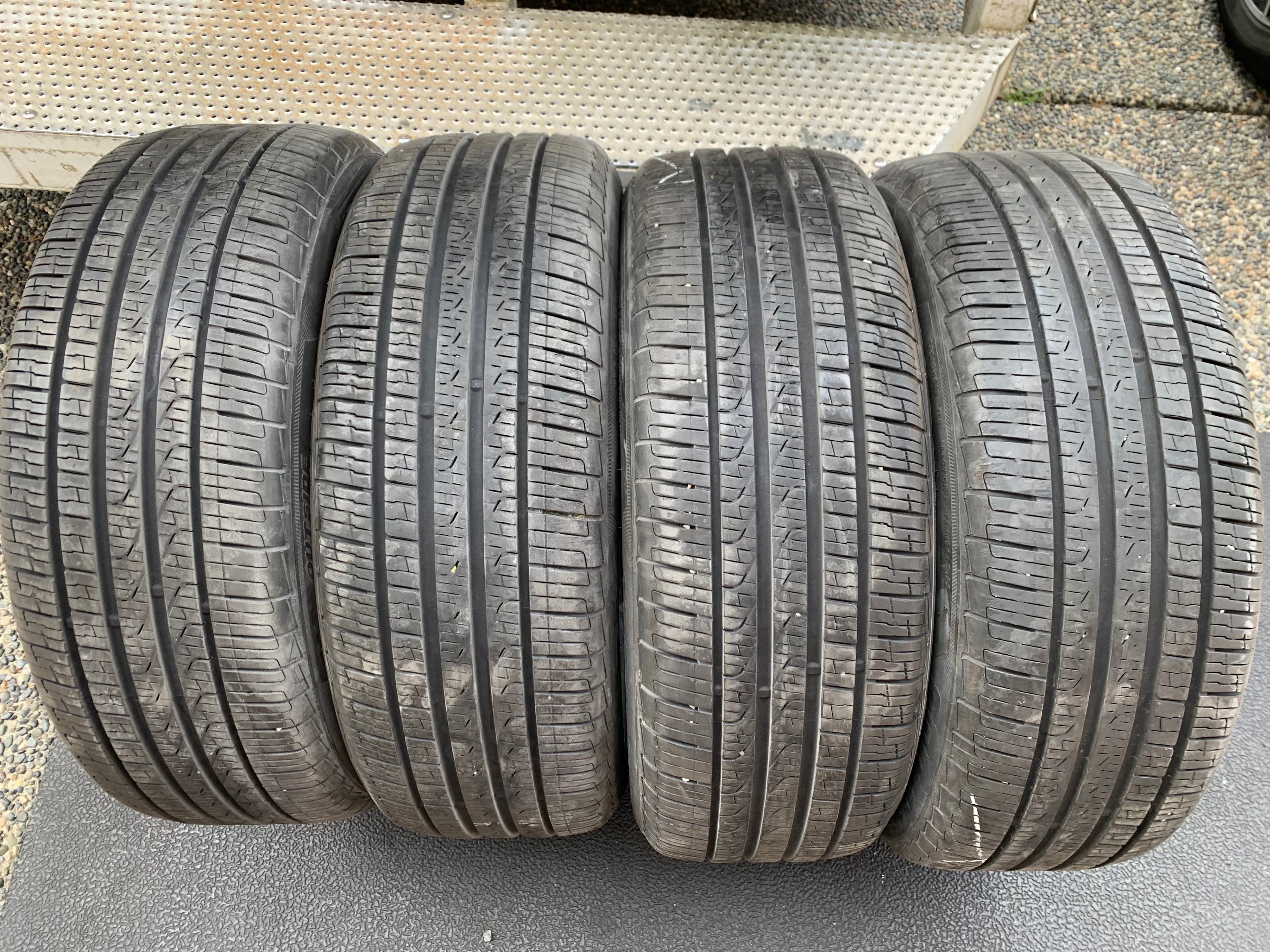 SET of 195/55/16 M+S Pirelli P7 Cinturato A/S Plus II good tread