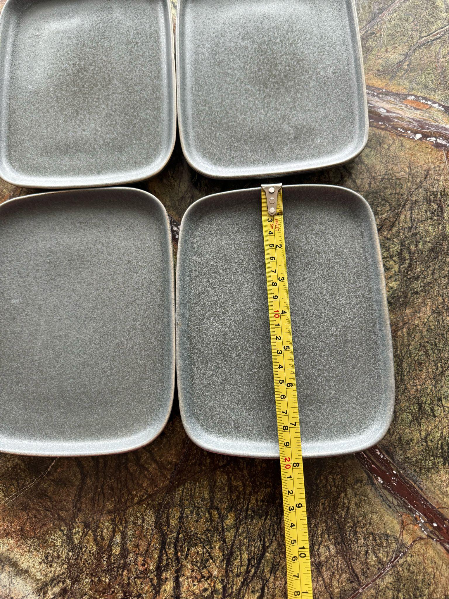 West Elm Dinnerware Set - Platters & Salad Bowl - 10 pieces - photo 4
