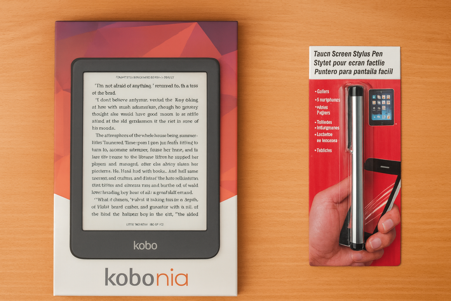 📚 Kobo eReader 6"– NEW IN BOX + STYLUS PEN + USB Cord + 8GB🔥 - photo 3