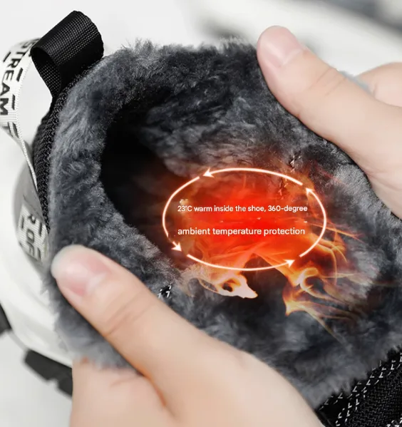 Winter Casual Sports Men's Shoes Snow Boots, Size 40 image indicator(6)