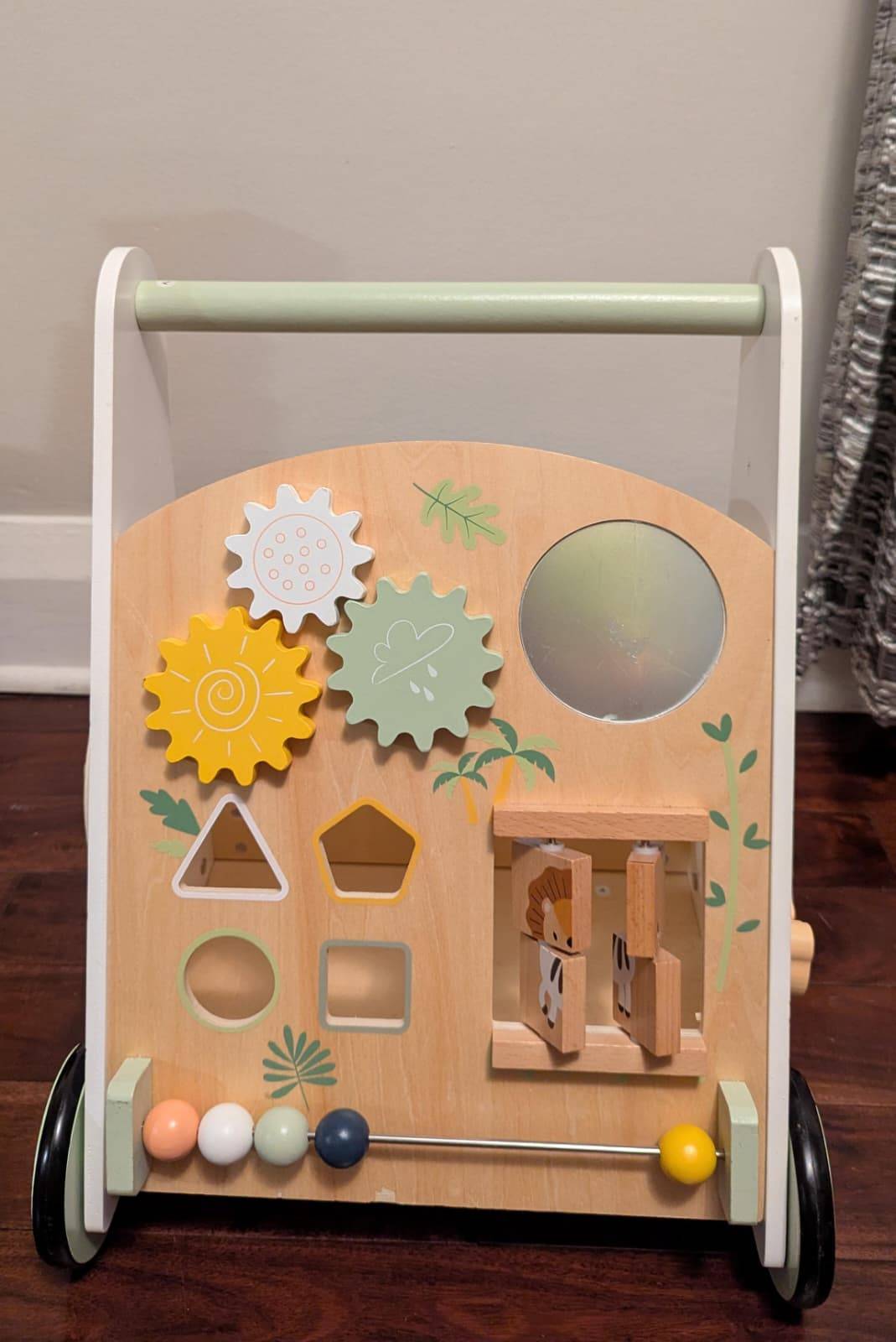 Montessori Wooden Push Walker