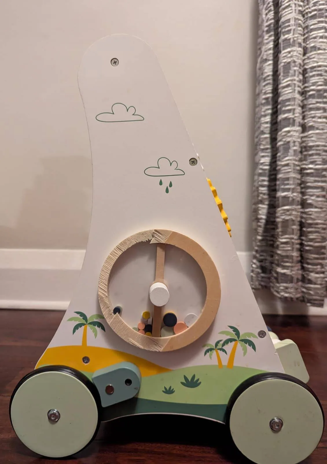 Montessori Wooden Push Walker image indicator(2)