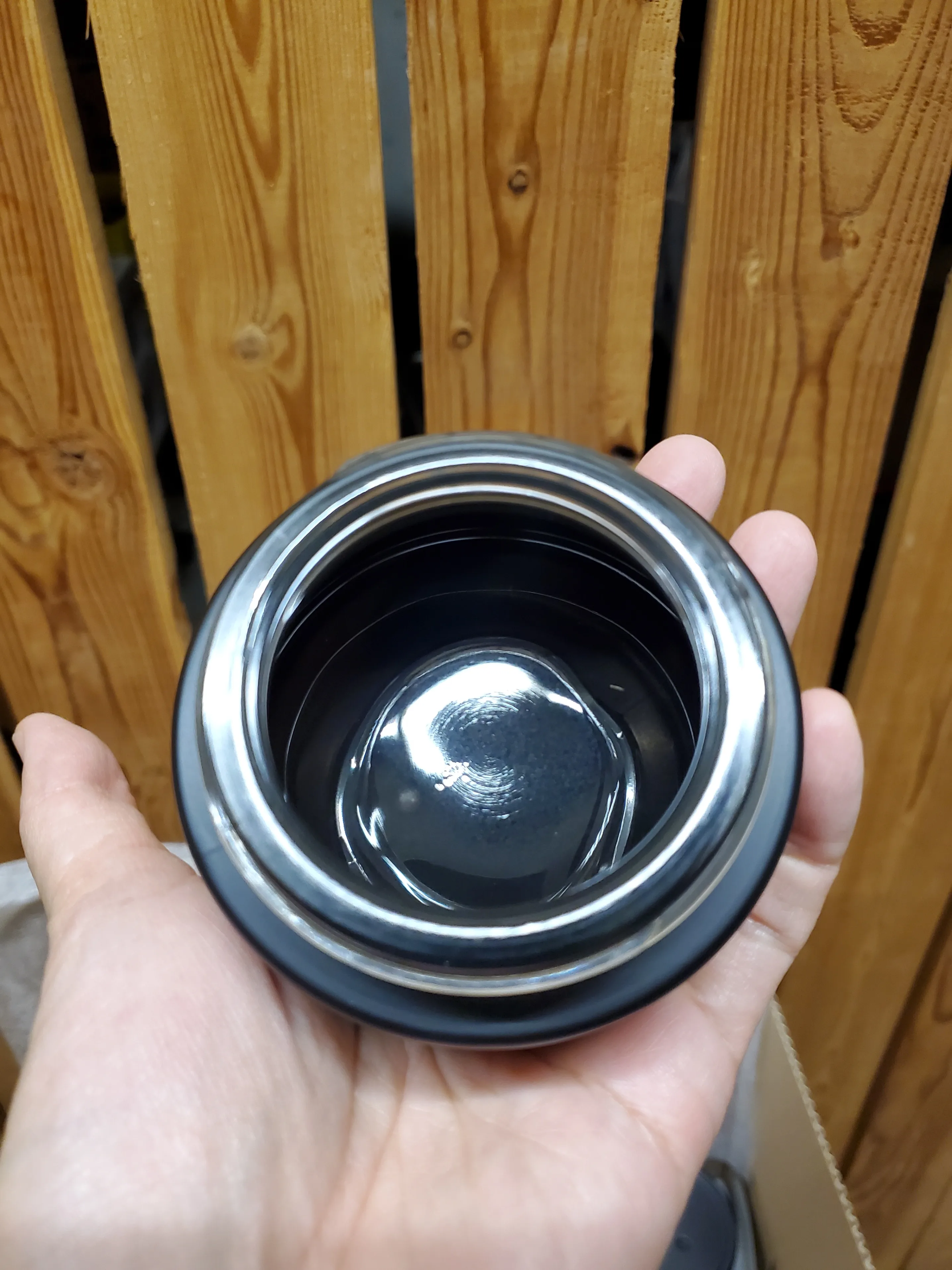 New Black Glass Jar Container 100ml w/lid Made in Italy image indicator(4)