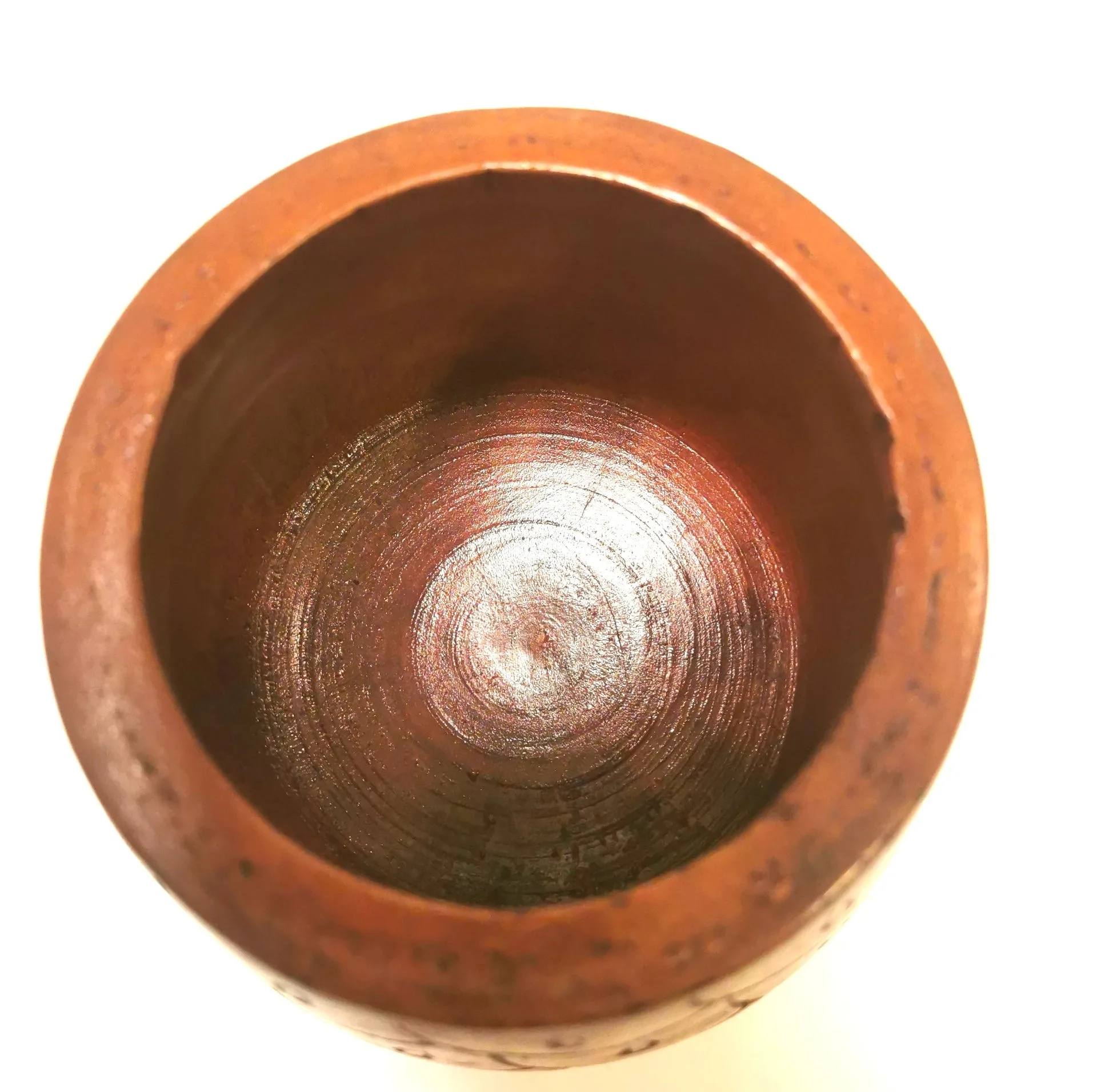 Acorn Hardwood Lidded Container Hand Carved Vintage image indicator(4)