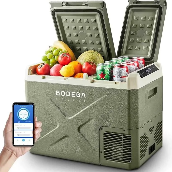 New! BODEGA 12/24/120V Portable Cooler Car Fridge thumbnail