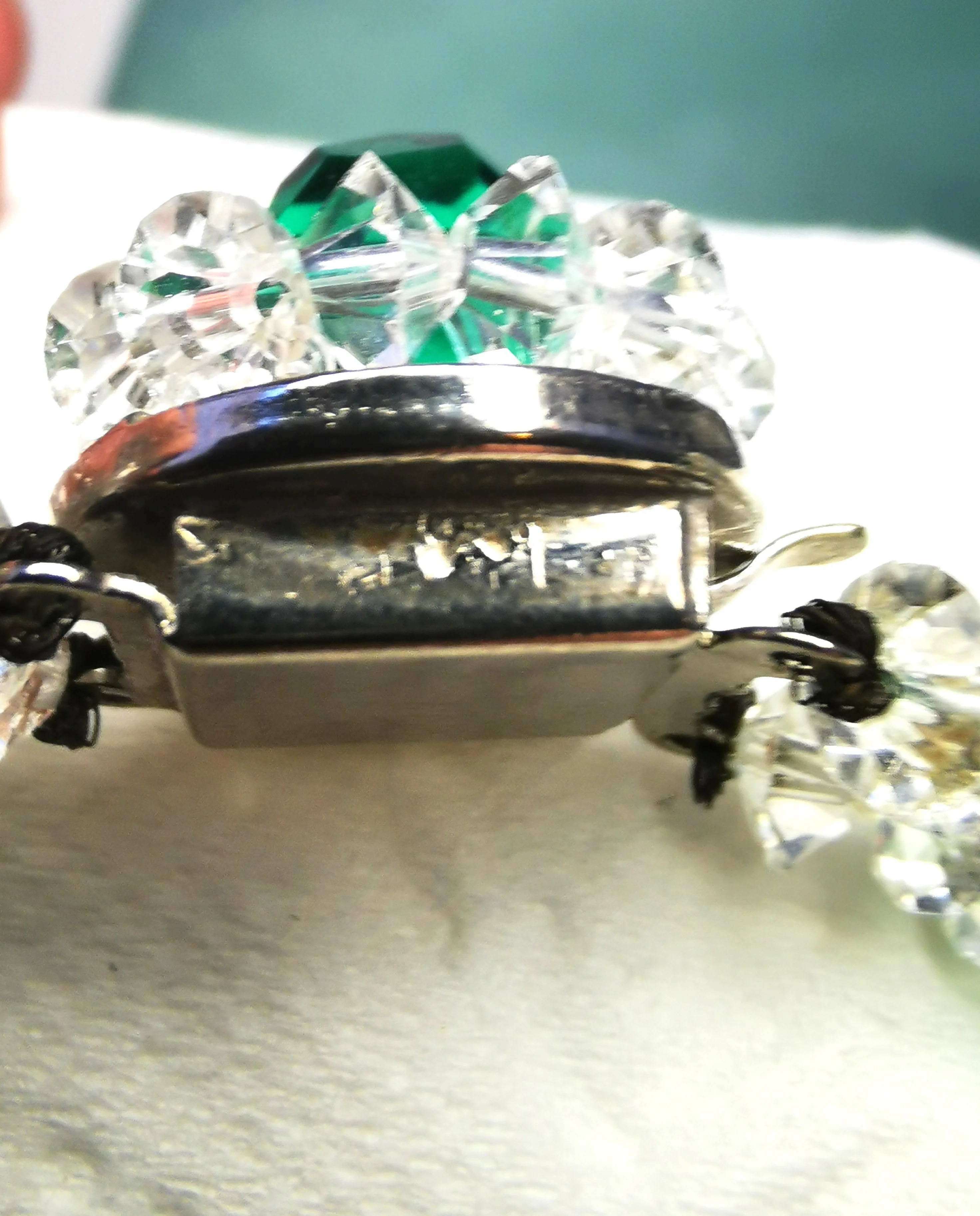 Set Elegant Green Crystal – Necklace, Bracelet & Earring Vintage image indicator(8)